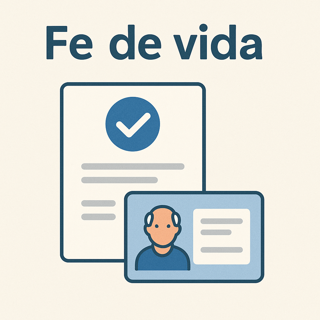 Fe de vida: qué es, para qué sirve y cómo conseguirla rápido